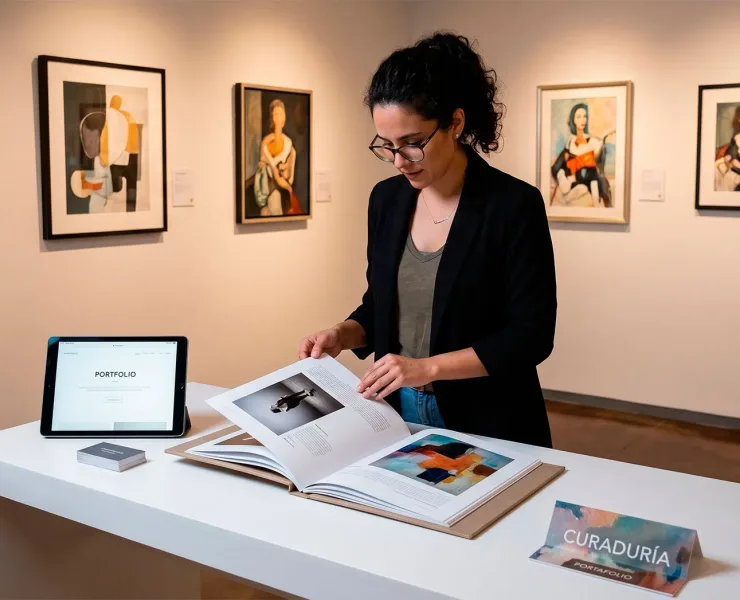 La relevancia de la curaduría y portafolios de artista