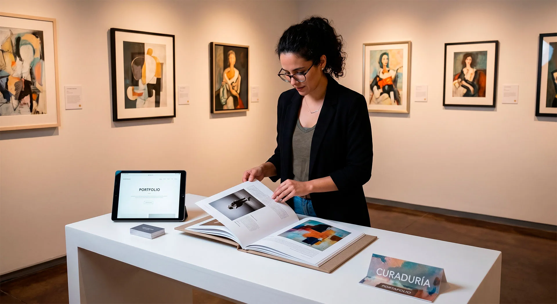 La relevancia de la curaduría y portafolios de artista